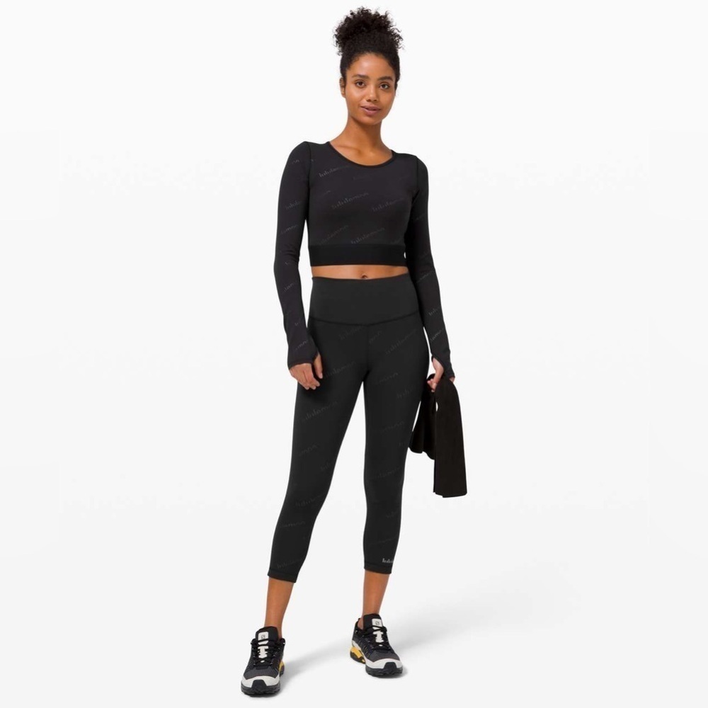 Lululemon Wunder Train Cropped Long Sleeve *Special Edition